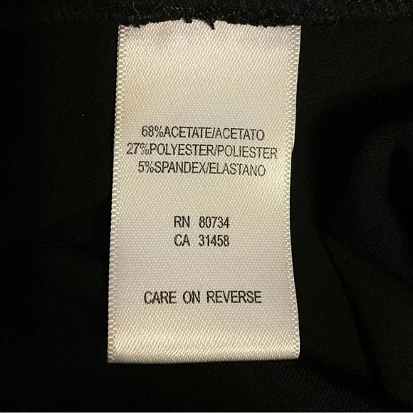 BCBGMAXAZRIA  Black Wrap Dress S/M - Picture 9 of 16